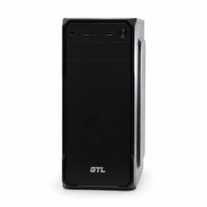 Корпус для ПК (комп'ютерний корпус) GTL T1638E1-U2 Black Midi Tower, БЖ 400 Вт