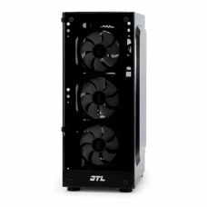 Корпус (шасі) GTL Orbit Black Mini Tower ATX, блок живлення 600 Вт