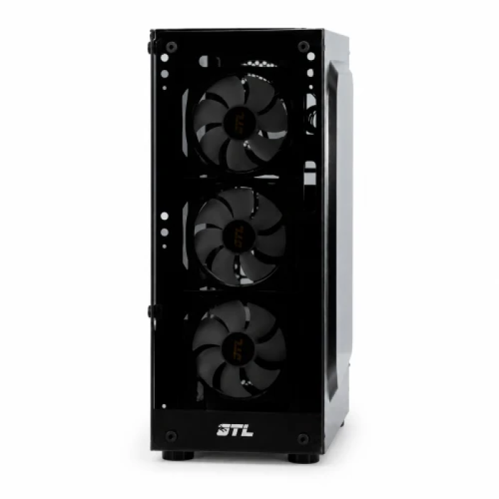 Корпус GTL Orbit Black Mini Tower ATX із блоком живлення 600 Вт