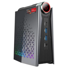 Неттоп WooYi AMR5, Black, Ryzen 7 5700U (8x1.8-4.3 GHz), 16Gb DDR4 (1/2), 512Gb SSD NVMe, Radeon RX Vega 8, WiFi 6, Bluetooth 5.2, GLan, 1xType-C / 4xUSB 3.0, HDMI, DisplayPort, Windows 11 Pro