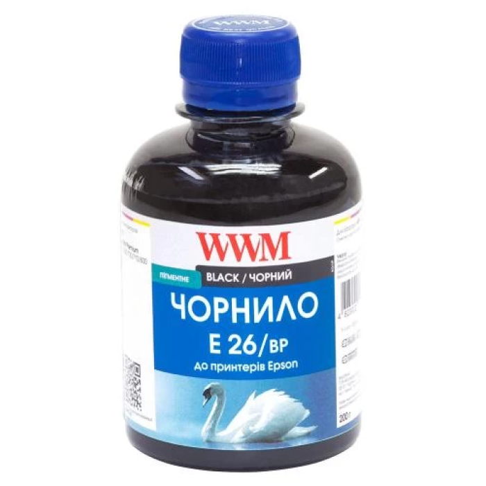 Пігментне чорне чорнило WWM для Epson Expression Premium, 200 мл