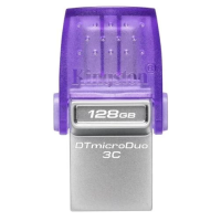 Флешка USB (USB-накопичувач) Kingston DataTraveler microDuo 3C 128 ГБ Type-C / USB 3.2 Gen 1