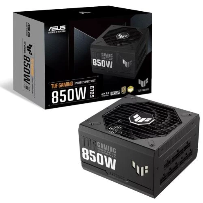Блок живлення 750 Вт, Asus TUF Gaming Gold, Black, модульний, 80+ Gold, Active PFC, 135 мм, 4xMolex / 5xSATA / 1x16-pin / 3x6+2-pin / 2x4+4-pin / 1x20+4-pin, захист OPP/OVP/UVP/SCP/OCP/OTP, ATX 12V (TUF-GAMING-750G)