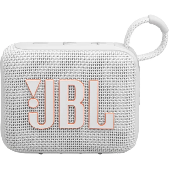 Колонка портативна 1.0 JBL Go 4 White, (JBLGO4WHT), 2.0-канальний звук, 4.2 Вт, USB, Bluetooth