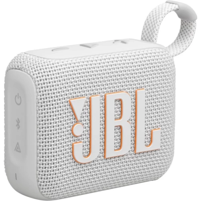 Колонка портативна 1.0 JBL Go 4 White, (JBLGO4WHT), 2.0-канальний звук, 4.2 Вт, USB, Bluetooth