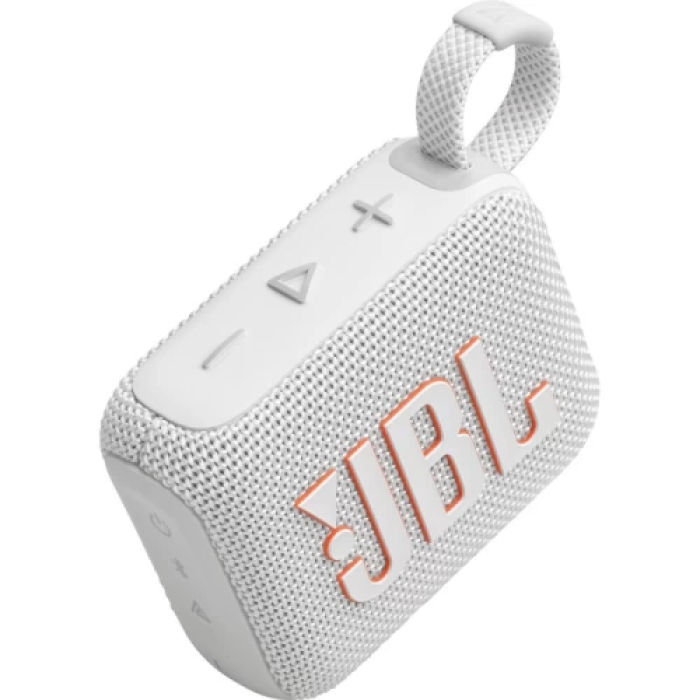 Колонка портативна 1.0 JBL Go 4 White, (JBLGO4WHT), 2.0-канальний звук, 4.2 Вт, USB, Bluetooth