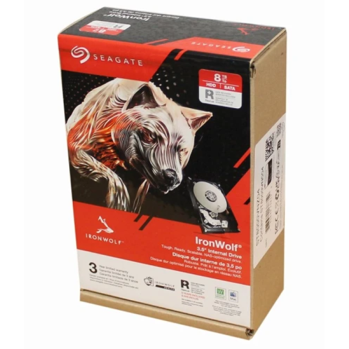 Жорсткий диск Seagate IronWolf 8 ТБ для NAS і ПК