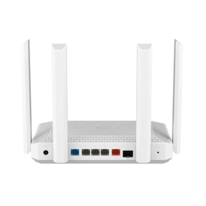 Роутер Keenetic Hero (KN-1012), White, Wi-Fi 6 (802.11ax), до 3000 Mb/s, 2.4GHz/5GHz, 4x10/100/1000/2500 Mb/s, 4 зовнішні антени, USB 3G, USB 4G