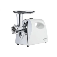 М'ясорубка Ardesto MGL-2050R White, 1800 W, 3 диски, насадка для томатів, для домашніх ковбас, продуктивність 2 кг/хв, реверс