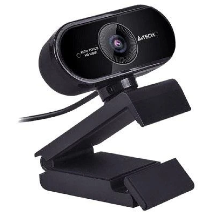 Веб-камера A4Tech PK-930HA, Black, 1920x1080 / 30 fps, мікрофон, автофокус, кут огляду 75°, USB 2.0, скляна лінза з захистом від пилу, вбудоване гвинтове кріплення 1/4" під штатив