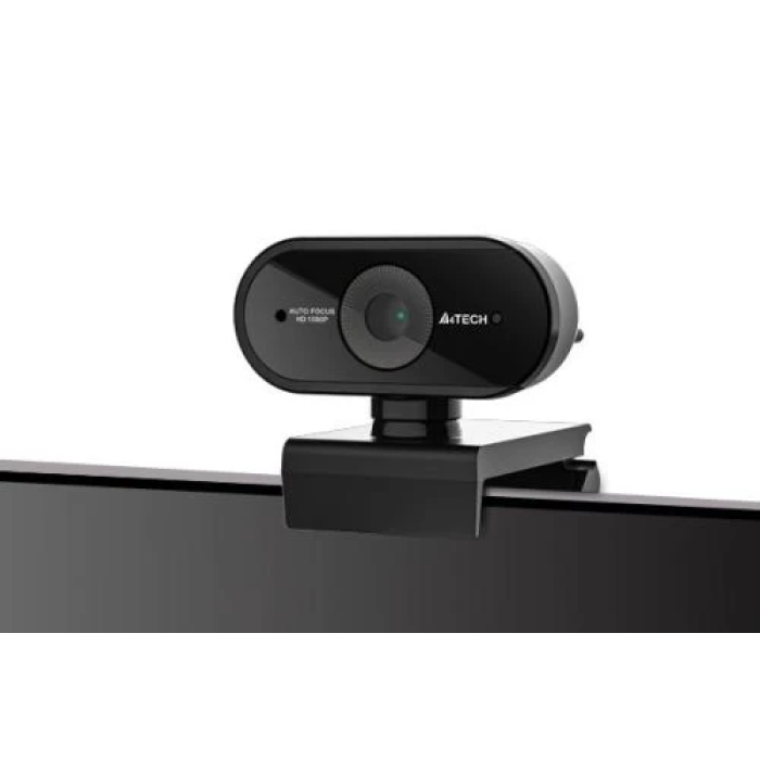 Веб-камера A4Tech PK-930HA, Black, 1920x1080 / 30 fps, мікрофон, автофокус, кут огляду 75°, USB 2.0, скляна лінза з захистом від пилу, вбудоване гвинтове кріплення 1/4" під штатив