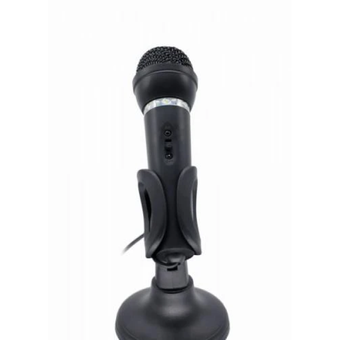 Мікрофон Gembird MIC-D-04, Black, 3.5 мм, настільна підставка, 1.3 м