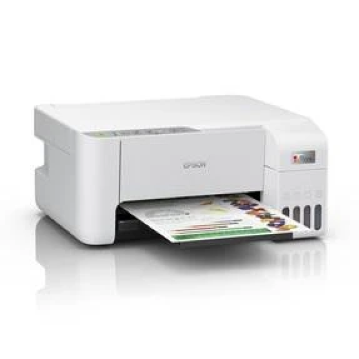 БФП струменевий кольоровий A4 Epson L3256, White, WiFi, 5760х1440 dpi, до 33/15 стор/хв, USB, вбудоване СБПЧ, чорнило Epson 103 (C11CJ67414)