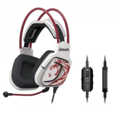 Навушники A4Tech G575 "Bloody", Naraka, USB, мікрофон, динаміки 50 мм, підтримка звуку 7.1, RGB-підсвічування, кероване наголов'я із системою підтримки "левітуюче крило", 16 Ом, 105 дБ, 2 м