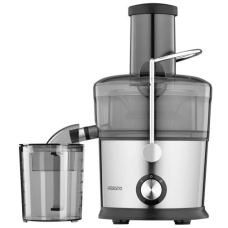 Соковитискач Ardesto JEG-800, Black/Silver, відцентрова, 800Вт, ємність для соку 1000мл, 2 швидкості, горловина "ціле яблуко" 75мм, малошумний двигун, протиковзні ніжки