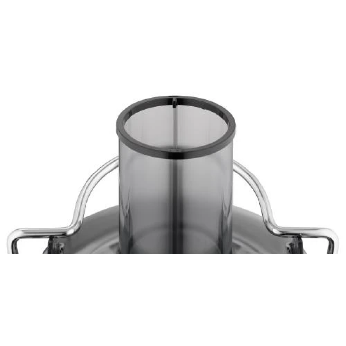 Соковитискач Ardesto JEG-800, Black/Silver, відцентрова, 800Вт, ємність для соку 1000мл, 2 швидкості, горловина "ціле яблуко" 75мм, малошумний двигун, протиковзні ніжки