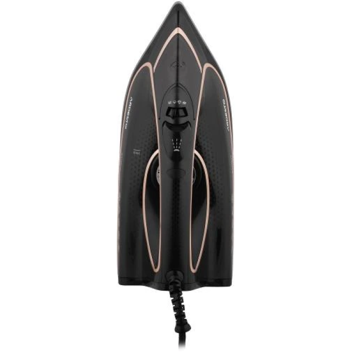 Праска Ardesto IR-B2235, Black/Gold, 2400W, кераміка, паровий удар, резервур 450мл, захист від кальцинації, антикрапля, плавне регулювання потужності пари, автоматичне відключення