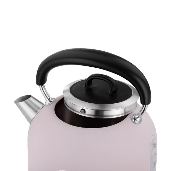 Електрочайник Ardesto EKL-F500L, Purple, 2150 Вт, 1.7 л, дисковий, індикатор роботи, корпус метел, автоматичне відключення за відсутності води, стильний дизайн з вінтажним термометром