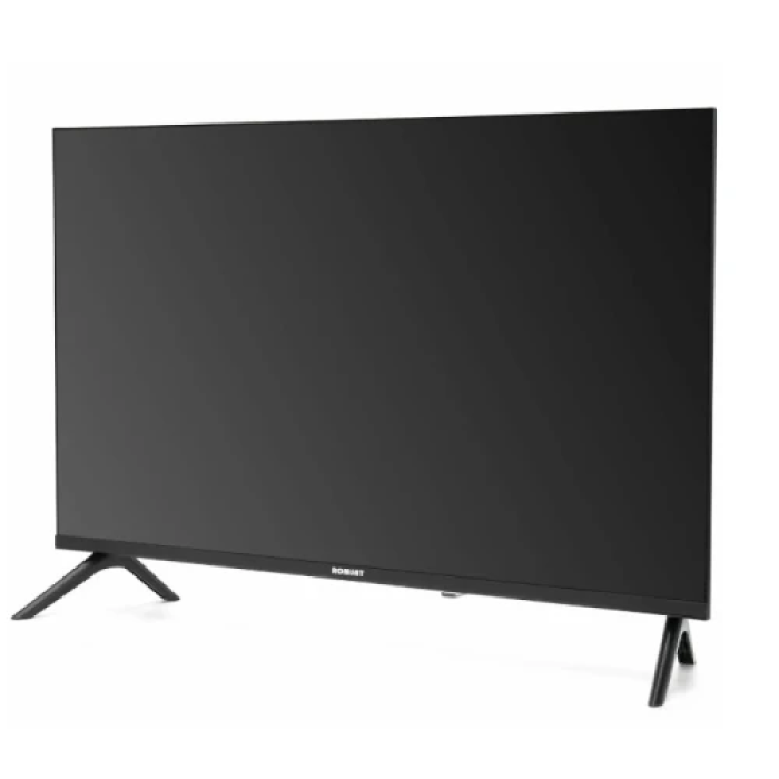 Телевізор 32" Romsat 32HN93ST2, Black, LED, 1366х768, 60 Гц, 1500:1, Smart TV (Android 14), DVB-T2/C/S2, Wi-Fi, Bluetooth, RJ45, 2xHDMI, 2xUSB, 2 x 10 Вт, VESA 100x100