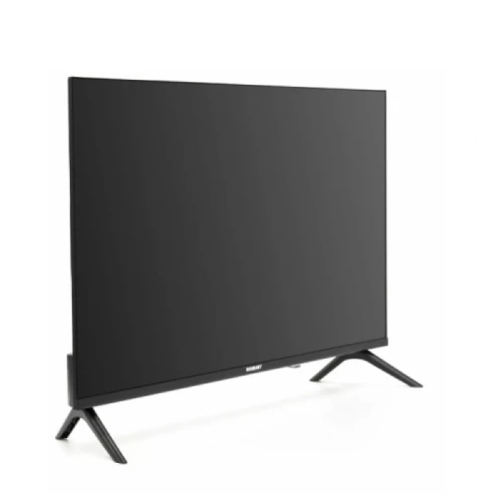 Телевізор 32" Romsat 32HN93ST2, Black, LED, 1366х768, 60 Гц, 1500:1, Smart TV (Android 14), DVB-T2/C/S2, Wi-Fi, Bluetooth, RJ45, 2xHDMI, 2xUSB, 2 x 10 Вт, VESA 100x100