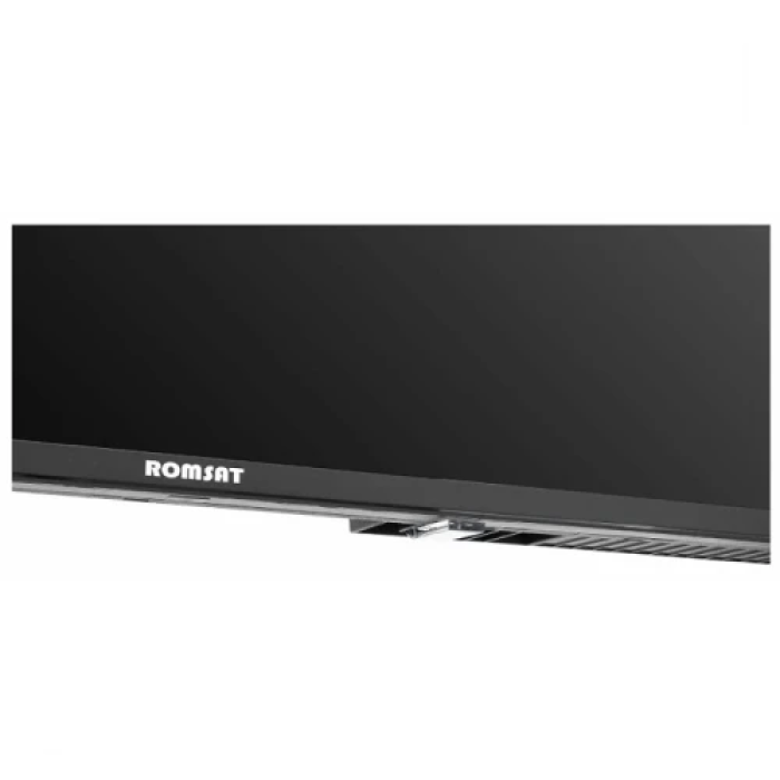 Телевізор 32" Romsat 32HN93ST2, Black, LED, 1366х768, 60 Гц, 1500:1, Smart TV (Android 14), DVB-T2/C/S2, Wi-Fi, Bluetooth, RJ45, 2xHDMI, 2xUSB, 2 x 10 Вт, VESA 100x100