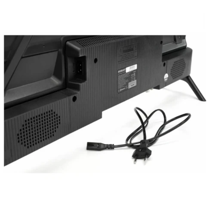Телевізор 32" Romsat 32HN93ST2, Black, LED, 1366х768, 60 Гц, 1500:1, Smart TV (Android 14), DVB-T2/C/S2, Wi-Fi, Bluetooth, RJ45, 2xHDMI, 2xUSB, 2 x 10 Вт, VESA 100x100