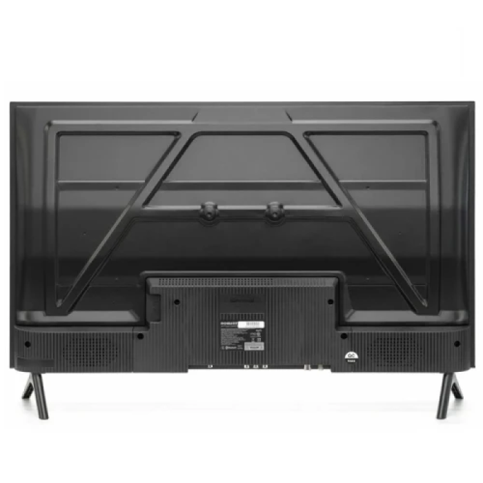 Телевізор 32" Romsat 32HN93ST2, Black, LED, 1366х768, 60 Гц, 1500:1, Smart TV (Android 14), DVB-T2/C/S2, Wi-Fi, Bluetooth, RJ45, 2xHDMI, 2xUSB, 2 x 10 Вт, VESA 100x100