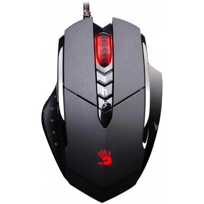 Миша A4Tech V7M Black, Optical, USB, 3200 dpi, Bloody, metal feet, підсвічування