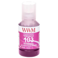 Чорнило WWM Epson 103, Magenta, L3100/L3150/L3160/L3200/L3250/L3260/L3550/L5190, 140 мл, водорозчинне (E103M)