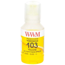 Чорнило WWM Epson 103, Yellow, L3100/L3150/L3160/L3200/L3250/L3260/L3550/L5190, 140 мл, водорозчинне (E103Y)