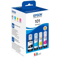 Комплект чорнила Epson 101, Black / Cyan / Magenta / Yellow, для L4150/L4160/L6160/L6170/L6190, 1x127 мл + 3x70 мл (C13T03V64A)