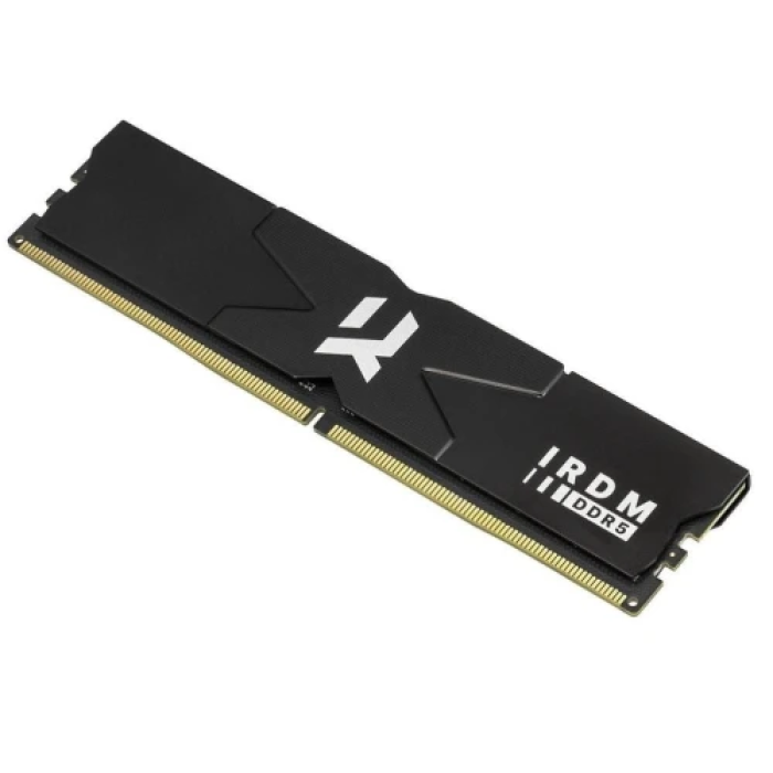 Пам'ять 16Gb x 2 (32Gb Kit) DDR5, 6000 MHz, Goodram IRDM, Black, 36-40-40, 1.35V, з радіатором (IR-6000D564L36S/32GDC)