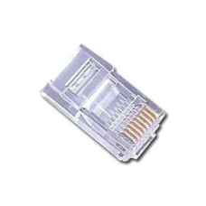 Конектор RJ45, UTP, 10 шт, Cablexpert, модульна вилка, позолочені контакти (PLUG3UP6/10)