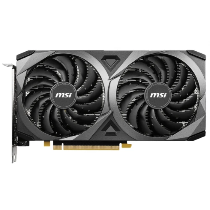 Відеокарта GeForce RTX 3060, MSI, VENTUS 2X OC, 12Gb GDDR6, 192-bit, HDMI/3xDP, 1807/15000 MHz, 8-pin (RTX 3060 VENTUS 2X 12G OC)