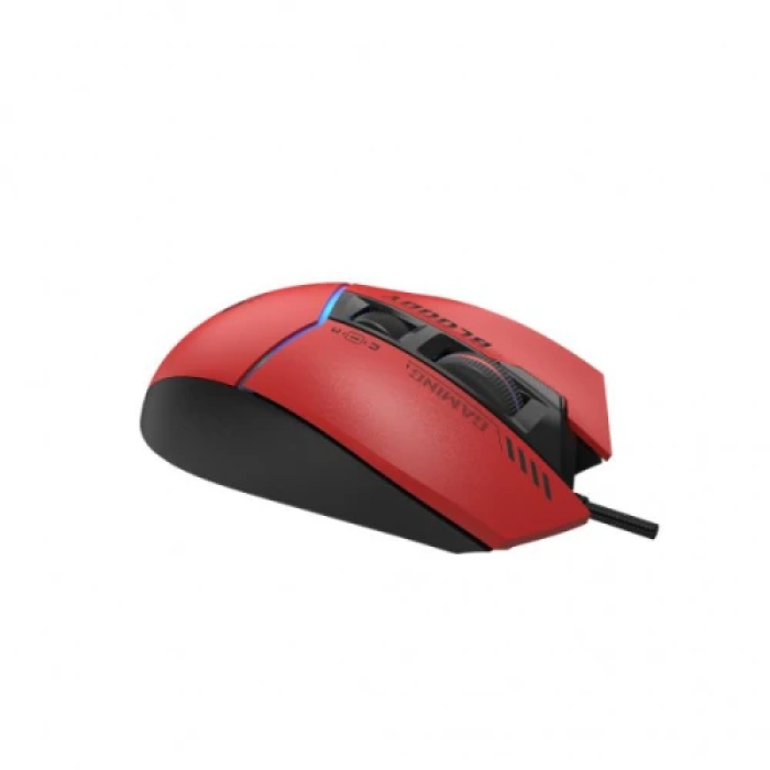 Миша Bloody W95 Ultra, Sports Red, USB, оптична (сенсор Alpha 20K), 100 - 20 000 cpi, 40G, 350IPS, RGB підсвічування, 8 програмованих кнопок, вбудована пам'ять, перемикачі більше 50 млн. натискань, 1.8 м
