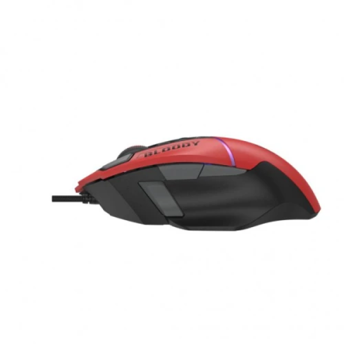 Миша Bloody W95 Ultra, Sports Red, USB, оптична (сенсор Alpha 20K), 100 - 20 000 cpi, 40G, 350IPS, RGB підсвічування, 8 програмованих кнопок, вбудована пам'ять, перемикачі більше 50 млн. натискань, 1.8 м