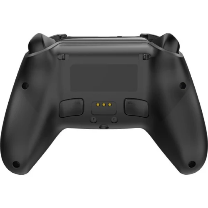 Геймпад GamePro GPS20B, Black, бездротовий (Bluetooth 5.3 / USB 2.4GHz / Type-C), для ПК / PS3 / PS4 / PS5 / Switch / Android / iOS, 14 кнопок / 2 аналогові стіки / D-Pad / тачпад, вібрація, RGB підсвічування, акумулятор 1000 mAh