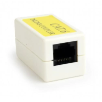 Розетка з’єднувальна для RJ45 (мама <-> мама), White, Cablexpert CAT 6 (NCA-LC6-01)