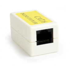 Розетка з’єднувальна для RJ45 (мама <-> мама), White, Cablexpert CAT 6 (NCA-LC6-01)