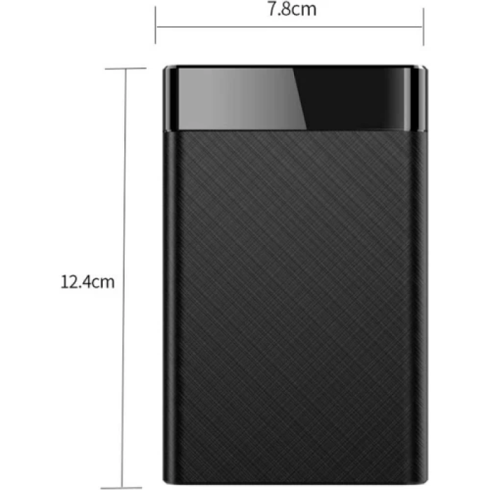 Кишеня зовнішня Dynamode, Black, 2.5", USB 3.0, 1xSATA (DM-CAD-25320)