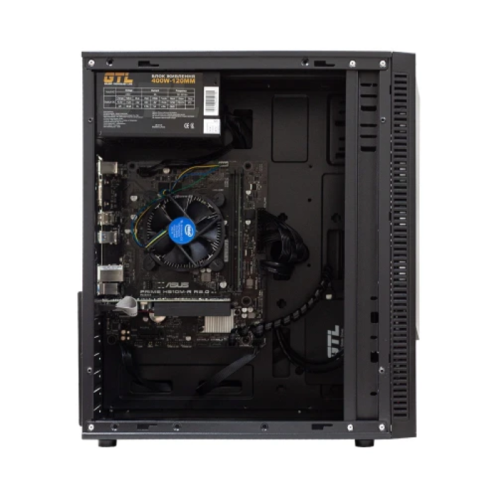 Комп'ютер GTL Office Basic 103D3 (Intel Core i3-10100F / H470 / 8G DDR4 / GT 730-2G / SSD 480 GB / ATX / 400W / no OS) (GTLCOB1038S4A4_A51DF)