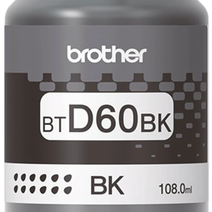Чорнило Brother BT-D60BK, Black, DCP-T310/T510W/T710W, 108 мл