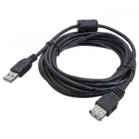 Кабель USB 2.0 (подовжувач) Patron PN-AMAF-45F 4,5 м, чорний