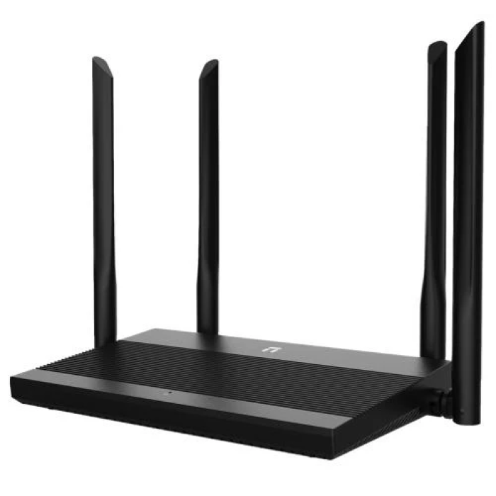Роутер Netis N3, Black, AC1200 (2.4GHz до 300 Mbps, 5GHz до 867 Mbps), 4xGLan, 4 зовнішні незнімні антени