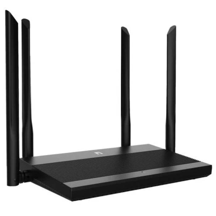 Роутер Netis N3, Black, AC1200 (2.4GHz до 300 Mbps, 5GHz до 867 Mbps), 4xGLan, 4 зовнішні незнімні антени