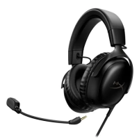 Навушники HyperX Cloud III, Black, 3.5 мм / Type-C/ USB, мікрофон, динаміки 53 мм, DTS Headphone: X Spatial Audio, адаптер на USB у комплекті (727A8AA)