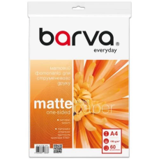 Фотопапір Barva, матовий, A4, 190 г/м², 60 арк, серія "Everyday" (IP-AE190-291)