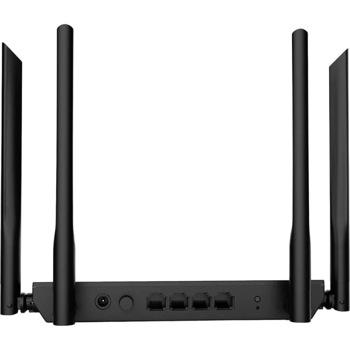 Роутер Netis N3D, Wi-Fi 5 (802.11ac), 2.4GHz/5GHz, до 1200 Mb/s, LAN 4x100 Mb/s, 4 зовнішні антени (N3D)