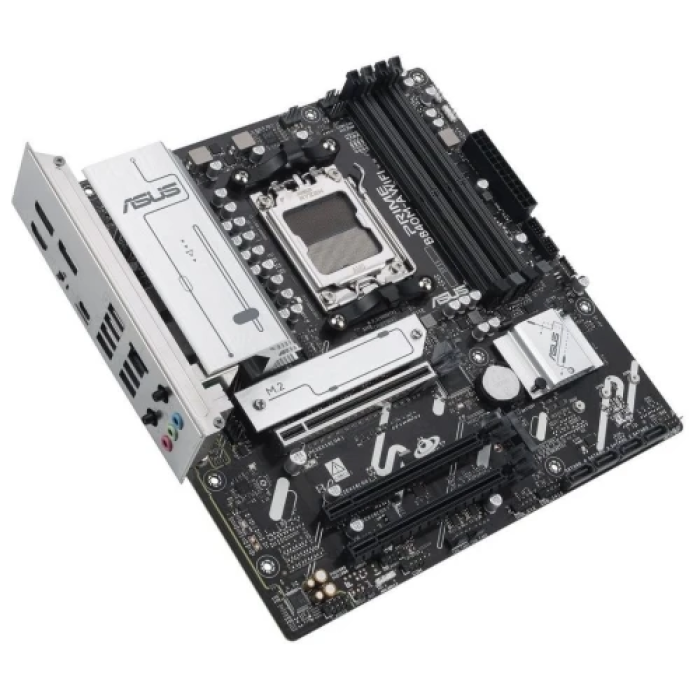 Материнська плата AM5 Asus PRIME B840M-A WIFI, B840, 4xDDR5, Int.Video (CPU), 4xSATA3, 3xM.2, 1xPCI-E 4.0 x16, 2xPCI-E 3.0 x16, Realtek 7.1, Realtek 2.5Gb, WiFi 6E, Bluetooth 5.3, 5xUSB 3.2 / 6xUSB 2.0, HDMI/2xDP, MicroATX