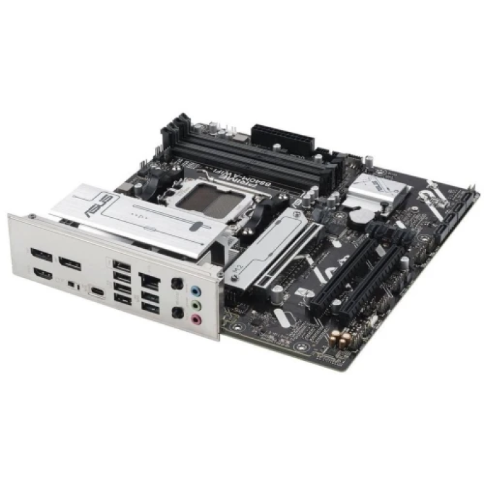Материнська плата AM5 Asus PRIME B840M-A WIFI, B840, 4xDDR5, Int.Video (CPU), 4xSATA3, 3xM.2, 1xPCI-E 4.0 x16, 2xPCI-E 3.0 x16, Realtek 7.1, Realtek 2.5Gb, WiFi 6E, Bluetooth 5.3, 5xUSB 3.2 / 6xUSB 2.0, HDMI/2xDP, MicroATX